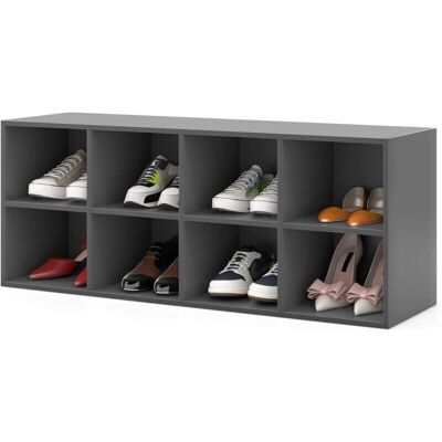 Costway - Banc à Chaussures 8 Casiers - Storage Bench Costway - Banc à Chaussures 8 Casiers - Storage Bench