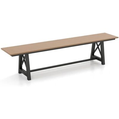 Banca de Jardín COSTWAY 183cm para 4 Personas Banca de Jardín COSTWAY 183cm para 4 Personas