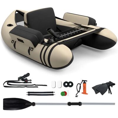 Costway - 135 x 109 x 54 cm - Aufblasbares Fischerei-Schlauchboot Costway - 135 x 109 x 54 cm - Aufblasbares Fischerei-Schlauchboot