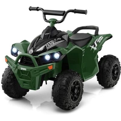 Costway Elektrisk Quad til Børn - Grøn, 12V, 2 Hastigheder, Realistisk Kørsel Costway Elektrisk Quad til Børn - Grøn, 12V, 2 Hastigheder, Realistisk Kørsel