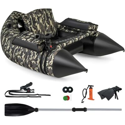 Costway - Bateau de pêche gonflable camouflage - 150 kg - bateau de pêche gonflable - Publicité Costway - Bateau de pêche gonflable camouflage - 150 kg - bateau de pêche gonflable - Publicité