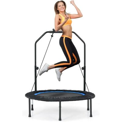 Costway Trampoline Fitness 101cm - Poignée Ajustable - 2 Bandes - Trampoline - Publicité Costway Trampoline Fitness 101cm - Poignée Ajustable - 2 Bandes - Trampoline - Publicité