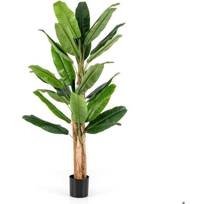 Costway - Banantræ - 195 cm - 27 blade - Kunstig plante Costway - Banantræ - 195 cm - 27 blade - Kunstig plante