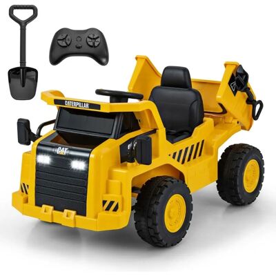 Costway - Caterpillar 12V Demag - Żółty - Ride-On Costway - Caterpillar 12V Demag - Żółty - Ride-On