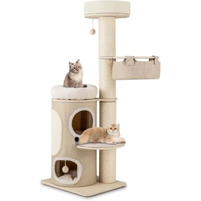 Costway - 154cm Cat Tree - Sisal - 2-Story - Árbol para gatos Costway - 154cm Cat Tree - Sisal - 2-Story - Árbol para gatos