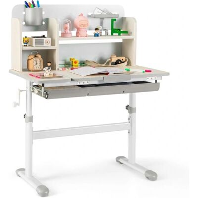Costway - Kids Study Desk - Hauteur 50,5-73cm - Desk - Publicité Costway - Kids Study Desk - Hauteur 50,5-73cm - Desk - Publicité