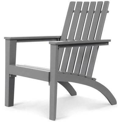Silla de jardín Adirondack en madera de acacia - COSTWAY - Resistente al tiempo 160 kg Silla de jardín Adirondack en madera de acacia - COSTWAY - Resistente al tiempo 160 kg