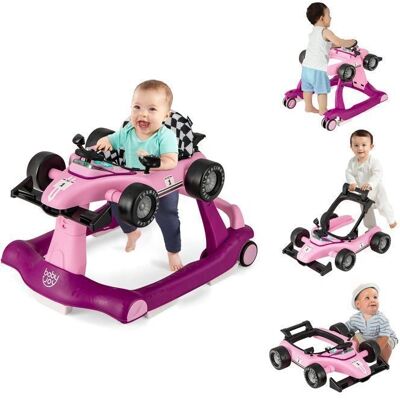 Costway - 4-in-1 Walker - Adjustable height - Purple - Baby Walker - Publicité Costway - 4-in-1 Walker - Adjustable height - Purple - Baby Walker - Publicité