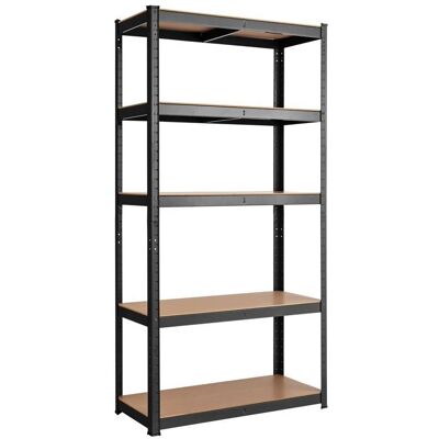 Costway - 5-Tier Shelf - Bleu - 75x30x150cm - Storage Rack - Publicité Costway - 5-Tier Shelf - Bleu - 75x30x150cm - Storage Rack - Publicité