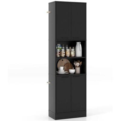 Costway Armoire de Rangement Haute - 190cm, Portes Doubles - Publicité Costway Armoire de Rangement Haute - 190cm, Portes Doubles - Publicité