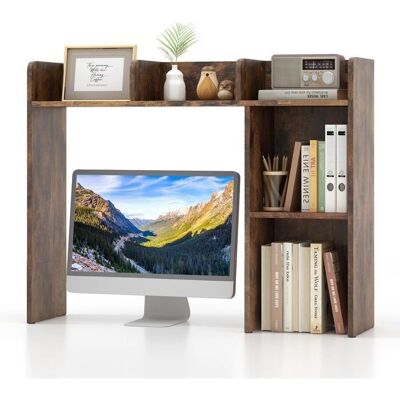 Costway - Etagère Bureau 3 Niveaux - 94x25x74 cm - Étagère de Rangement - Publicité Costway - Etagère Bureau 3 Niveaux - 94x25x74 cm - Étagère de Rangement - Publicité