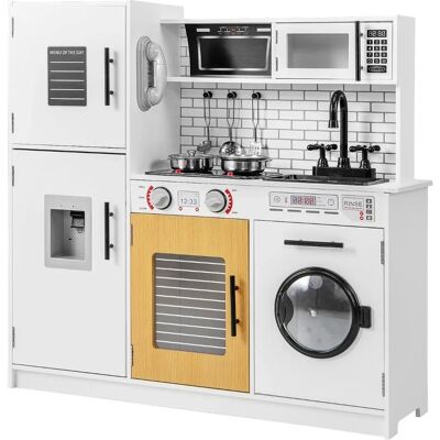 Costway - Jeu de Cuisine - Lumières Interactives - Toy Kitchen Set - Publicité Costway - Jeu de Cuisine - Lumières Interactives - Toy Kitchen Set - Publicité