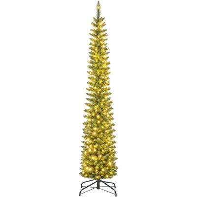 Costway Kerstboom met LED-verlichting - 210cm Costway Kerstboom met LED-verlichting - 210cm