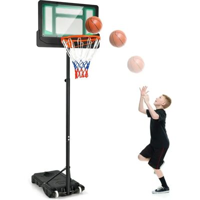 Costway - 90-210 cm Regulowana - Wewnątrz Zewnątrz - Stojak do Koszykówki Costway - 90-210 cm Regulowana - Wewnątrz Zewnątrz - Stojak do Koszykówki