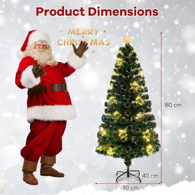 Sapin de Noël Artificiel 150cm avec Lumières - Sapin de Noël - Publicité Sapin de Noël Artificiel 150cm avec Lumières - Sapin de Noël - Publicité
