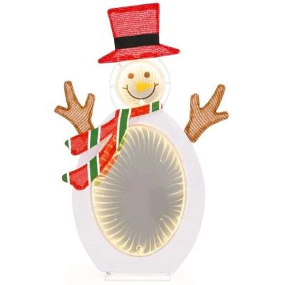 Costway Bonhomme de Neige Pré-Éclairé - Décoration de Noël - Publicité Costway Bonhomme de Neige Pré-Éclairé - Décoration de Noël - Publicité