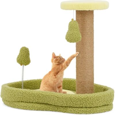 CostwayLit - Arbre à Chat Avocat - Vert - Plateforme Pelucheuse - Arbre à Chat - Publicité CostwayLit - Arbre à Chat Avocat - Vert - Plateforme Pelucheuse - Arbre à Chat - Publicité