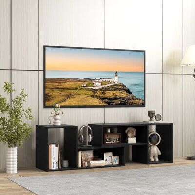 Costway - Modular - 2 L-vormige planken - TV-stand Costway - Modular - 2 L-vormige planken - TV-stand