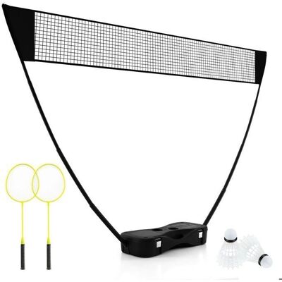 Costway - Premium - 2 Raquettes - 2 Volants - Ensemble de Badminton - Publicité Costway - Premium - 2 Raquettes - 2 Volants - Ensemble de Badminton - Publicité