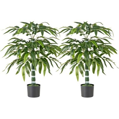 Costway - Arbre artificiel en bambou 100 cm - Plante décorative - Publicité Costway - Arbre artificiel en bambou 100 cm - Plante décorative - Publicité