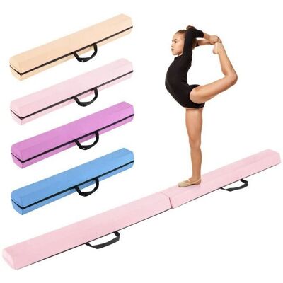 Costway - 210cm Foldable Beam - EVA Mousse - Poutre d'équilibre - Publicité Costway - 210cm Foldable Beam - EVA Mousse - Poutre d'équilibre - Publicité