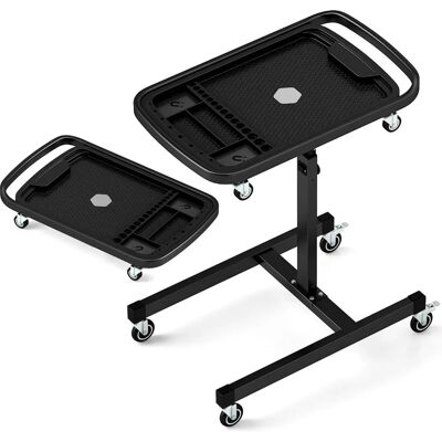 Costway - 2-in-1 Tool Cart - Hauteur 80-123 cm - 60 kg - Tool Cart - Publicité Costway - 2-in-1 Tool Cart - Hauteur 80-123 cm - 60 kg - Tool Cart - Publicité