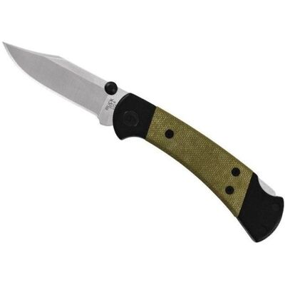 Buck 112 Ranger Sport Pro Micarta Verde - Coltello da tasca Buck 112 Ranger Sport Pro Micarta Verde - Coltello da tasca