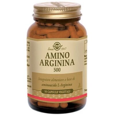 Solgar Amino Arginin 500 mg (50 kapsler) Solgar Amino Arginin 500 mg (50 kapsler)