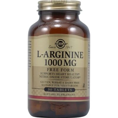 Solgar L-Arginin 1000 mg (90 Tabletten) Solgar L-Arginin 1000 mg (90 Tabletten)