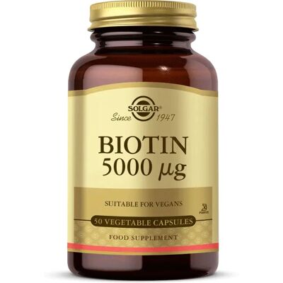 Solgar Biotin 5000mcg Kapseln (50 Stk.) Solgar Biotin 5000mcg Kapseln (50 Stk.)