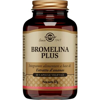 Solgar Bromelina Plus - Integratore di Estratto di Ananas - Supporta Digestione e Circolazione Solgar Bromelina Plus - Integratore di Estratto di Ananas - Supporta Digestione e Circolazione