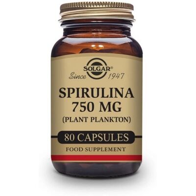 Solgar Spirulina 750 mg (Plankton) - 80 Kapseln Solgar Spirulina 750 mg (Plankton) - 80 Kapseln