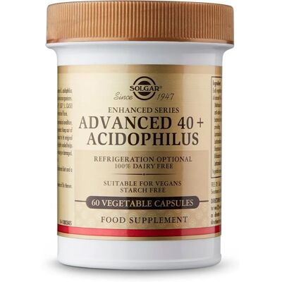 Marca Solgar 40+ Acidophilus Vegano - Apoio Digestivo Marca Solgar 40+ Acidophilus Vegano - Apoio Digestivo