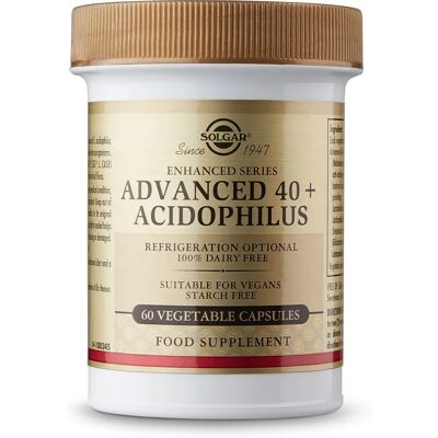 Solgar - 40 Plus Acidophilus Advanced - Probiotisches Ergänzungsmittel Solgar - 40 Plus Acidophilus Advanced - Probiotisches Ergänzungsmittel