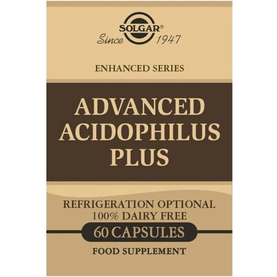 Marca Solgar Advanced Acidophilus Plus Vegano 60 Cápsulas - Apoia a digestão Marca Solgar Advanced Acidophilus Plus Vegano 60 Cápsulas - Apoia a digestão
