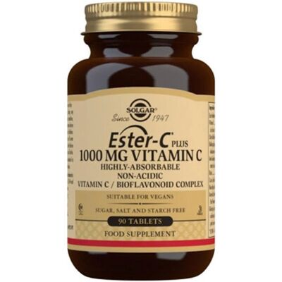 Solgar Ester-C Plus Βιταμίνη C 1000mg Δισκία - Υποστήριξη ανοσοποιητικού, Βίγκαν Solgar Ester-C Plus Βιταμίνη C 1000mg Δισκία - Υποστήριξη ανοσοποιητικού, Βίγκαν