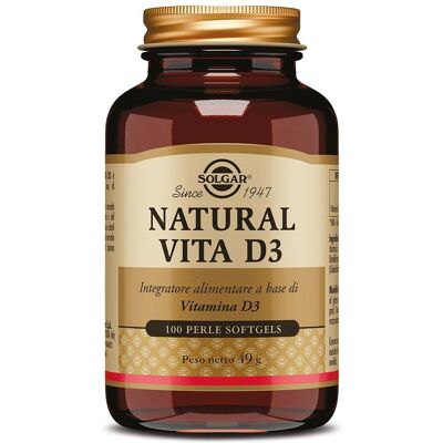 Solgar Natural Vita D3 - Supporto Osseo & Immunitario Solgar Natural Vita D3 - Supporto Osseo & Immunitario