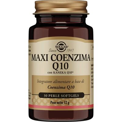 Solgar Maxi Coenzima Q10 - Integratore alimentare - 30 perle Solgar Maxi Coenzima Q10 - Integratore alimentare - 30 perle