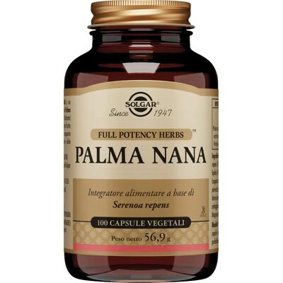 Solgar Solgar Palma Nana Estratto Lipidico di Frutto - Supporta Prostata e Vie Urinarie - 100 Capsule Solgar Solgar Palma Nana Estratto Lipidico di Frutto - Supporta Prostata e Vie Urinarie - 100 Capsule
