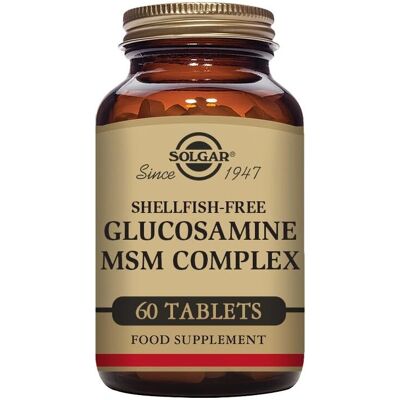 Solgar Συμπλέγμα Glucosamine MSM - Υποστήριξη αρθρώσεων - 60 δισκία Solgar Συμπλέγμα Glucosamine MSM - Υποστήριξη αρθρώσεων - 60 δισκία