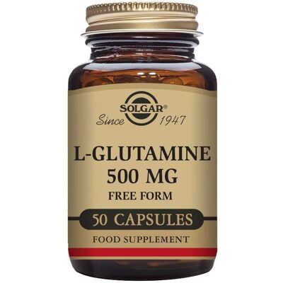 Solgar L-Glutamin Vegetabilske Kapsler - 50 Kapsler Solgar L-Glutamin Vegetabilske Kapsler - 50 Kapsler
