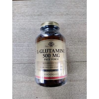 Solgar L-Glutamine - Free Form - 250 x 500mg Vegicaps Solgar L-Glutamine - Free Form - 250 x 500mg Vegicaps