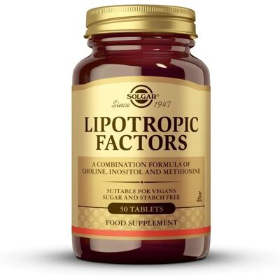 Solgar Lipotropic Factors - 50 Tablet Solgar Lipotropic Factors - 50 Tablet
