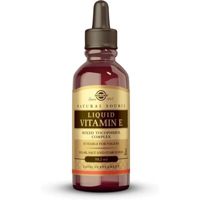 Solgar Flytende Vitamin E - Blanding av Tokoferolkompleks - 59,2 ml Solgar Flytende Vitamin E - Blanding av Tokoferolkompleks - 59,2 ml