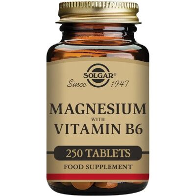 Solgar Magnesium mit Vitamin B6 Tabletten - Nahrungsergänzungsmittel Solgar Magnesium mit Vitamin B6 Tabletten - Nahrungsergänzungsmittel