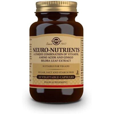 Solgar Neuro-Nutrients Vegetable Capsules, 30 Solgar Neuro-Nutrients Vegetable Capsules, 30