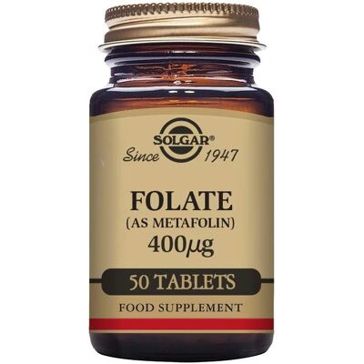 Solgar Folat - 400μg Vegane Tabletten - Schwangerschaftshilfe Solgar Folat - 400μg Vegane Tabletten - Schwangerschaftshilfe