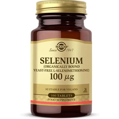 Solgar Selen 100 mcg - Hefefrei Nahrungsergänzung Solgar Selen 100 mcg - Hefefrei Nahrungsergänzung