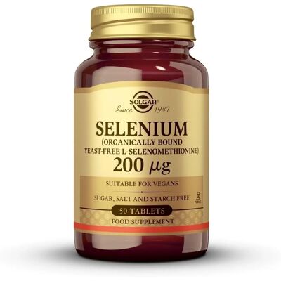 Solgar Selen - 200μg Tabletten - Unterstützung des Immunsystems Solgar Selen - 200μg Tabletten - Unterstützung des Immunsystems