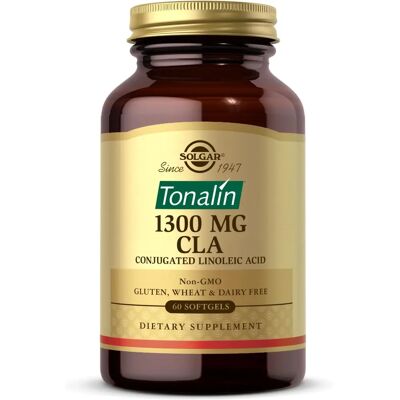 Solgar Marca Tonalin CLA - Ácido Graso Esencial - 60 Softgels Solgar Marca Tonalin CLA - Ácido Graso Esencial - 60 Softgels